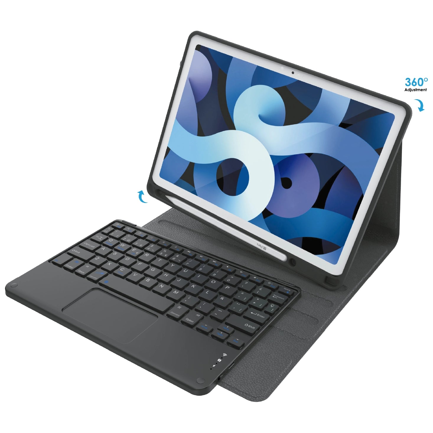 Estuche con Teclado Giratorio KC-04