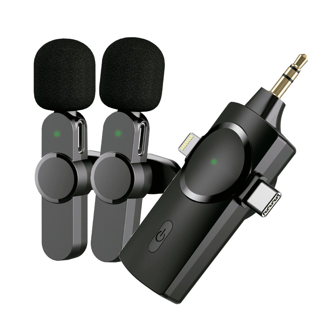 Micrófono Inalámbrico 3En1 Dual K-9