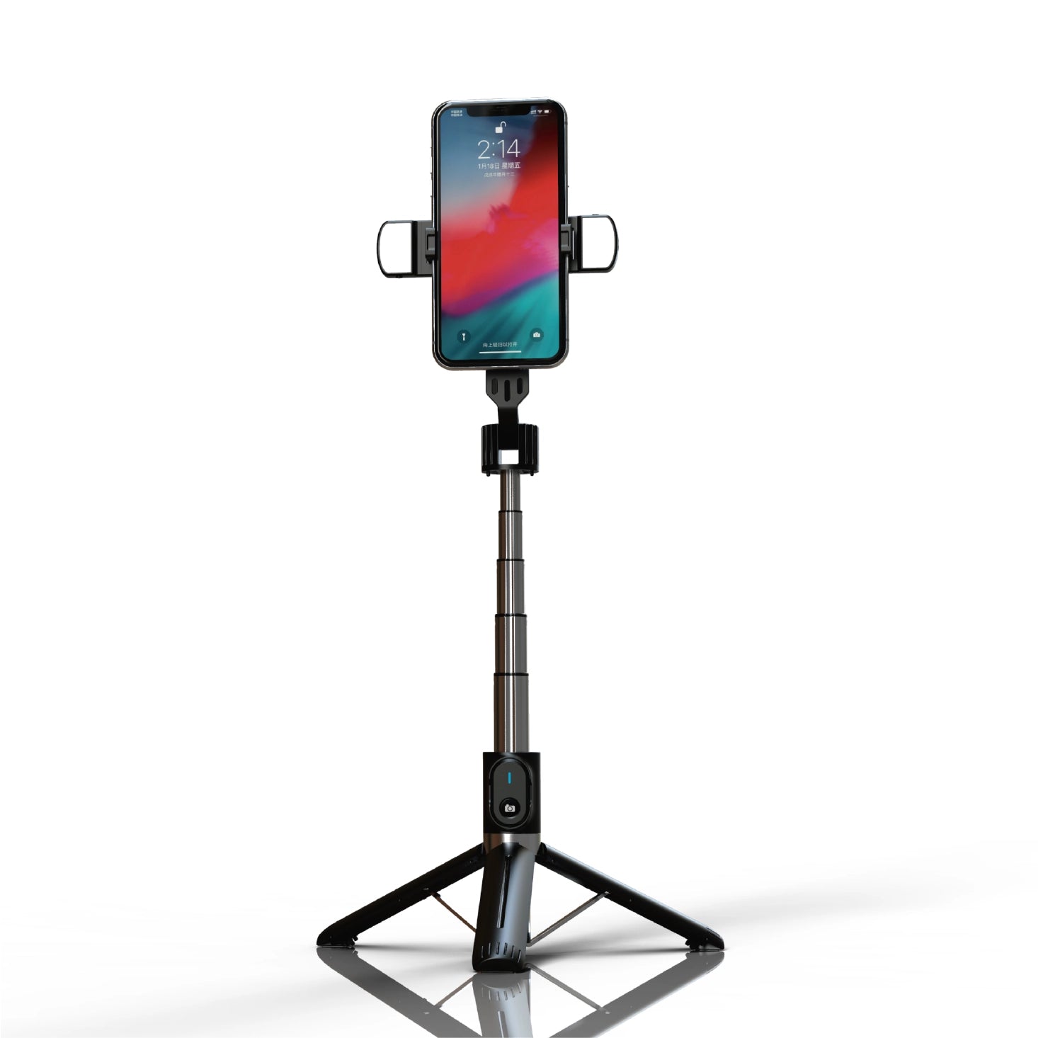 Monopod Selfie Tripode Luz Led 3 En 1  Mp-21 Celular